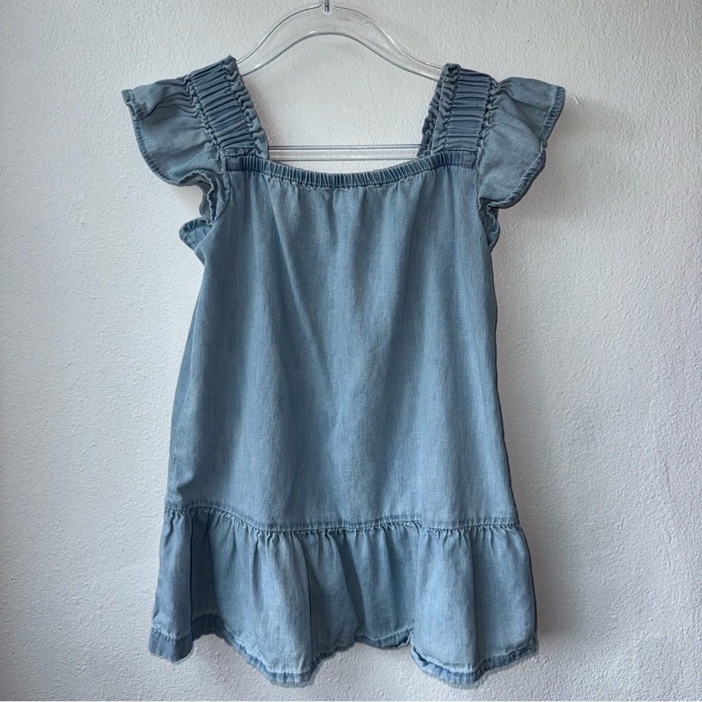 Baby Gap Toddler Denim Tiered Dress with Washwell